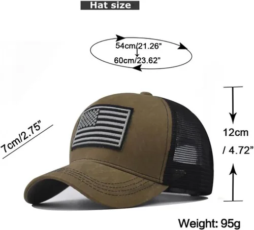 Vista 2 de Gorra de béisbol ajustable, gorra de camionero para cola de caballo para mujeres y hombres
