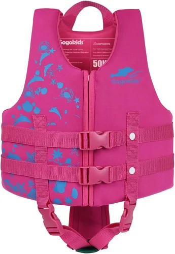 Vista 9 de Gogokids Chaleco de natación para niños, flotadores para bebés – Chaleco de flotabilidad para niños y niñas para piscina y playa, para niños de 2 a