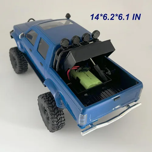 Vista 6 de WPLDEWAN RC Rock Crawler WPL C64-1 RC Truck 4x4 Off Road Pickup