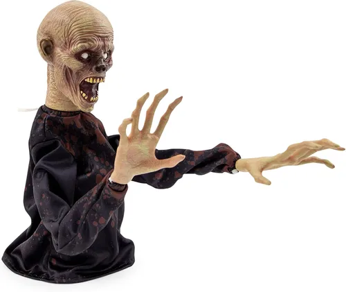Vista 3 de Horror Reachers Zombie - Juguete de marioneta de boxeo de 13 pulgadas Monstruo de terror clásico coleccionable