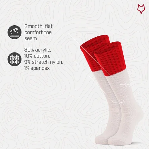 Vista 4 de Fox River Wick Dry Northwest - Calcetines para botas, color blanco