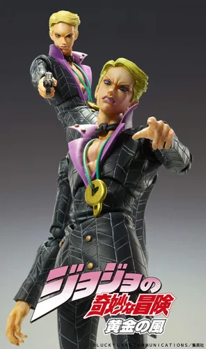 Vista 3 de MediCos JoJo's Bizarre Adventure Part 2: Chozo Kado Prosciutto - Figura de estatua de acción, multicolor, 6 pulgadas