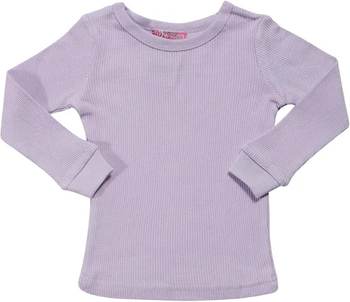 Vista 4 de Sweet & Sassy Conjunto de ropa interior térmica de 4 piezas para bebés y niñas pequeñas
