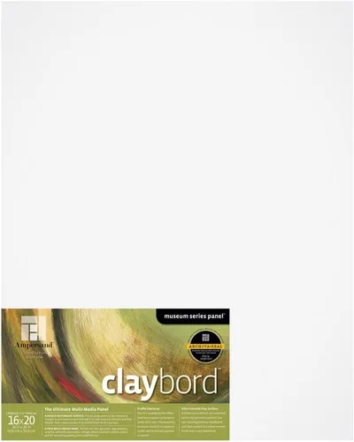 Vista 72 de Suministro de Arte Ampersand Panel de Pintura en Madera: Serie Museo Claybord, 5" x 5", Perfil Candeal de 1-1/2
