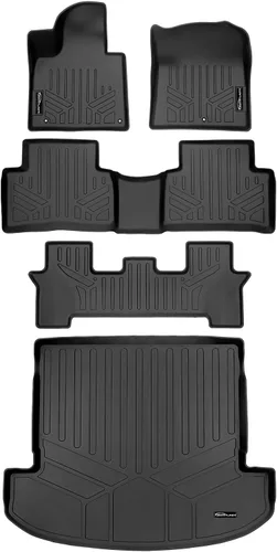 Vista 18 de SMARTLINER Juego de alfombrillas de piso personalizadas para Kia Sorento 2011-2013