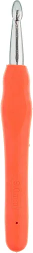 Vista 8 de The Quilted Bear Ganchos de ganchillo – Ganchos ergonómicos de mango de goma de silicona de agarre suave para tejer, gran kit de ganchillo