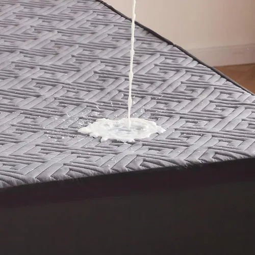 Vista 4 de BDEUS Protector de colchón impermeable tamaño Queen con correas, funda de cama silenciosa con bolsillo profundo ajustable de hasta 18 pulgadas