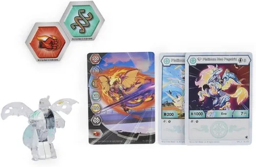 Vista 2 de Bakugan Evolutions 2022 Platinum Series Diamante fundido a presión Neo Pegatrix