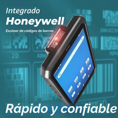 Vista 5 de SVANTTO Escáner de código de barras Android 13 con cargador de muelle, motor de escaneo de código de barras 1D/2D/QR, 4+64GB, Bluetooth 5.1, WiFi-6