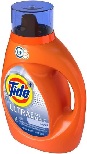 Vista 4 de Tide - Detergente líquido para lavandería, liberación ultra mancha, 46 onzas