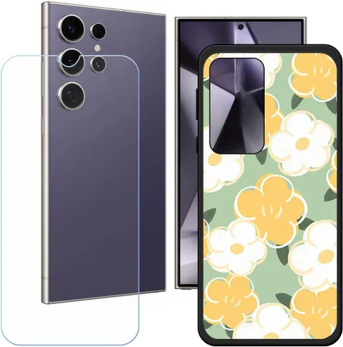 Vista 22 de Funda de TPU para Echoamo C24 Ultra + HD de vidrio templado, carcasa de silicona protectora trasera – 9 dureza anti-arañazos protector de pantalla