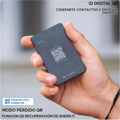 Vista 6 de Rolling Square AirCard Dual - Rastreador de billetera Bluetooth - Compatible con Apple iOS Find My y Google Android Find Hub - Carga inalámbrica