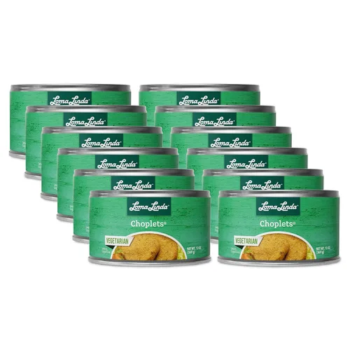 Vista 7 de Loma Linda - Carnes a base de plantas (Choplets™ (13 oz.), paquete de 6
