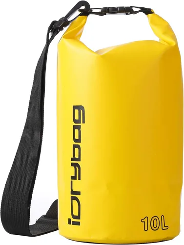 Vista 13 de IDRYBAG Bolsa seca para kayak impermeable 2L/5L/10L/15L/20L, pequeña bolsa impermeable para navegación