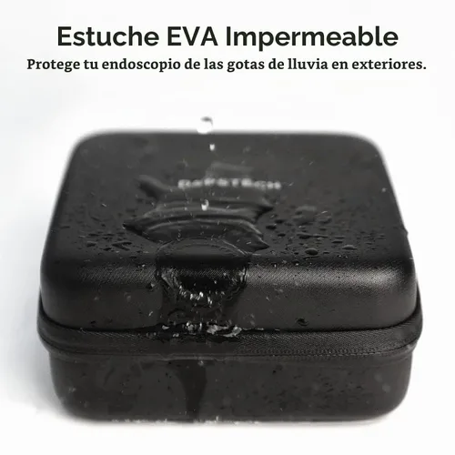Vista 6 de DEPSTECH Funda original para endoscopio, bolsa de transporte inalámbrica para boroscopio con WiFi y cámaras de alcance USB, funda rígida de gran