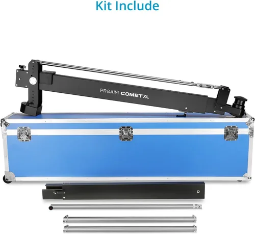 Vista 9 de PROAIM Comet XL 15ft Euro/Elemac videocámara Jib/Crane w 39.4 in brazo de extensión. Carga útil de hasta 60kg/132lb. (JB-CMXL-01)