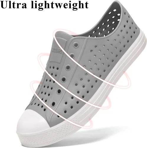 Vista 2 de SAGUARO Zapatos de agua transpirables para hombres y mujeres y niños, sandalias para playa, ligeras, de fácil postura, zuecos de jardín.
