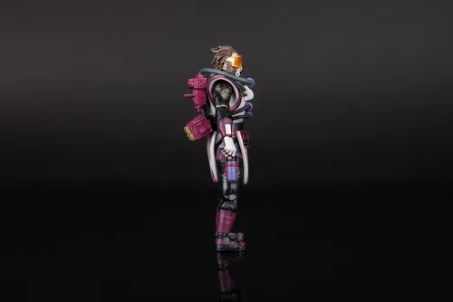 Vista 5 de Electronic Arts Apex Legends - Figura de acción cáustica coleccionable de 6 pulgadas, rara: piel geométrica de anomalías