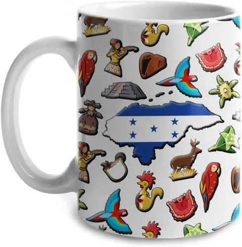 Vista 8 de Lotacy Taza de café con símbolos de Cuba con bandera de mapa, taza de cerámica de bandera cubana de 11 onzas, recuerdo de Cuba y regalos, idea
