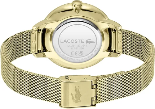 Vista 3 de Lacoste Reloj de cuarzo de acero inoxidable para mujer Touch of Glamour Classic Elegance Resistente al agua