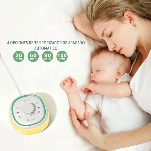 Vista 7 de DONOW - Máquina de sonido de ruido blanco para bebés y adultos con 30