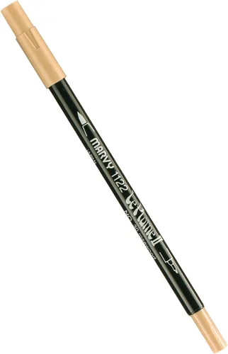 Vista 77 de Uchida 1122-C-3 Marvy Extra Fine Tip Le Plume II Rotulador de doble punta, azul