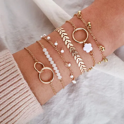 Vista 76 de Long tiantian Pulsera de oro gruesa para mujer, pulseras de oro delicadas, pulseras para mujer, pulseras apilables de eslabones de cadena