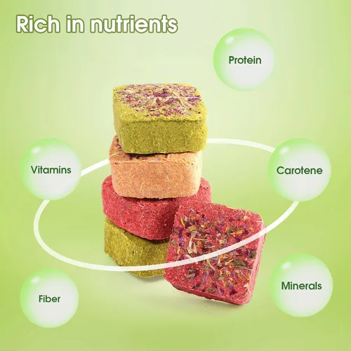 Vista 3 de Abizoo Bloques masticables de conejo de varios sabores para apretar