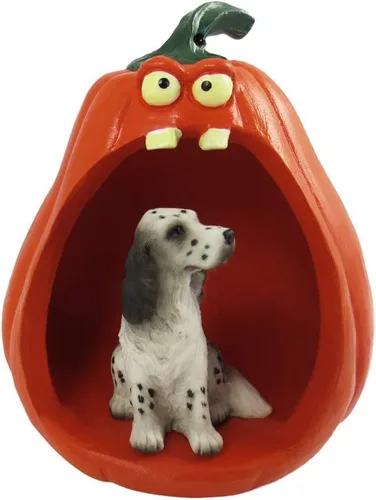 Vista 195 de Conversation Concepts Figura de Corgi galés de Halloween y calabaza Welsh Corgi Pembroke