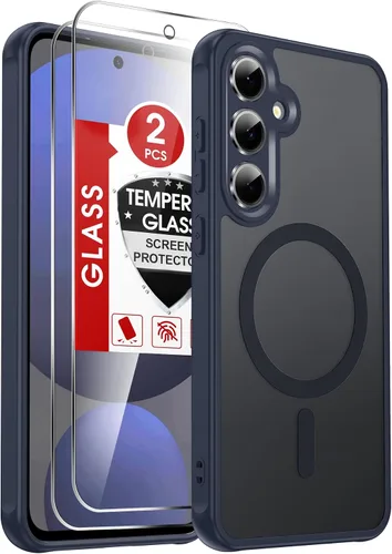 Vista 315 de LeYi Funda para teléfono Samsung-S23: protector de pantalla e imán MagSafe Púrpura
