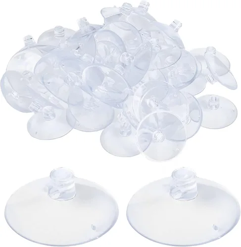 Vista 12 de AccEncyc 30 Ventosas Pequeñas de 20mm/0.8in Mini Ventosas para Decoración de Ventanas, Luces de Hadas, Juguetes y Montaje de Pequeñas Piezas
