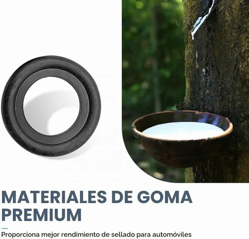 Vista 3 de 10 juntas de tornillo de drenaje de aceite, juego de juntas de goma de sellado a prueba de fugas M14, bandeja de aceite se adapta perfectamente a