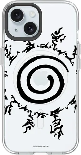 Vista 11 de RhinoShield - Funda transparente MagSafe compatible para iPhone 15 Strong Magnetic, Anti-Yellowing, Transparent, High Clarity, Shockproof
