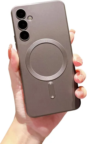 Vista 13 de phylla Funda para teléfono Samsung S21 FE [compatible con MagSafe] Funda magnética de lujo de color sólido protección completa de la cámara cubierta