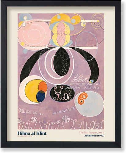Vista 35 de Poster Master Póster de ilustración vintage, impresión retro moderna, los diez más grandes n.º 1, infancia, flor, abstracto, regalo para artista