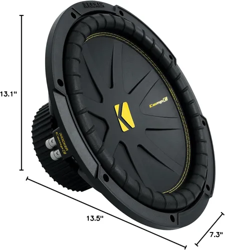 Vista 10 de KICKER 50CWCD124 CompC 12" Subwoofer+Caja Ventilada+Mono Amplificador+Kit de Amplificador CWCD124 (5 Artículos)