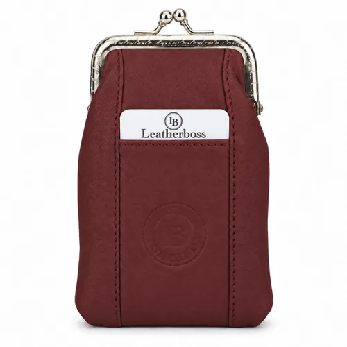 Vista 25 de Funda para cajetilla de cigarrillos de cuero con bolsillo para mechero, regular o 100 unidades, de Leatherboss (negro)