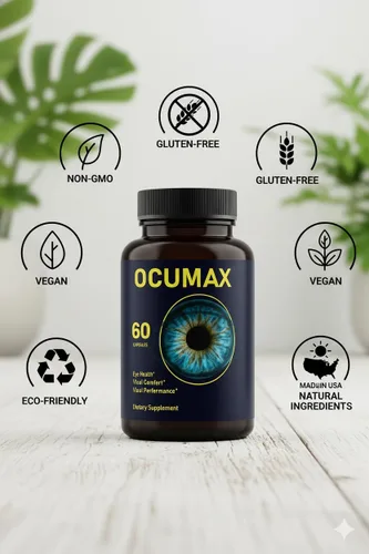 Vista 4 de Oculux Cápsulas – Oficial Avanzado Apoyo a la Salud Ojo Máxima Fuerza, Suplemento Natural para Revisiones de Apoyo a la Salud General y Bienestar