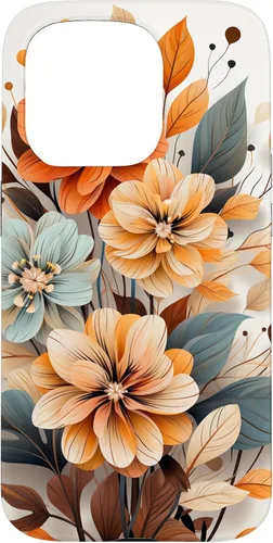 Vista 14 de Cute Fall Flower Sublimation Clipart Autumn Leaves Case for iPhone 17
