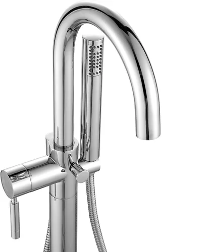Vista 13 de Ove Decors Athena - Grifo de bañera independiente con 1 mango, cromado, con ducha de mano
