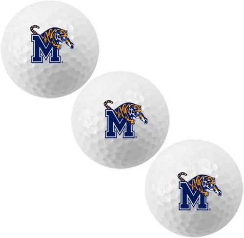 Vista 18 de Juego de 3 pelotas de golf universitarias