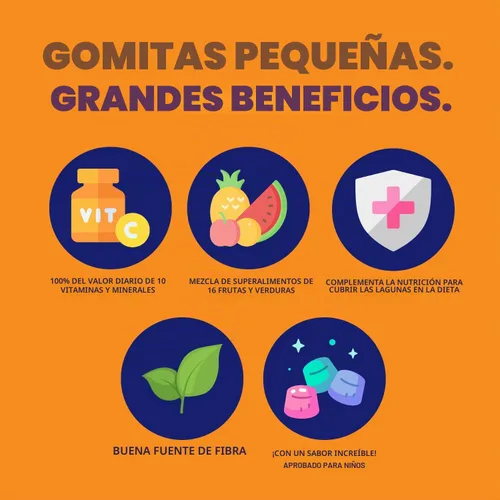 Vista 3 de Citra-Berry - Gomitas superalimentos para niños, 30