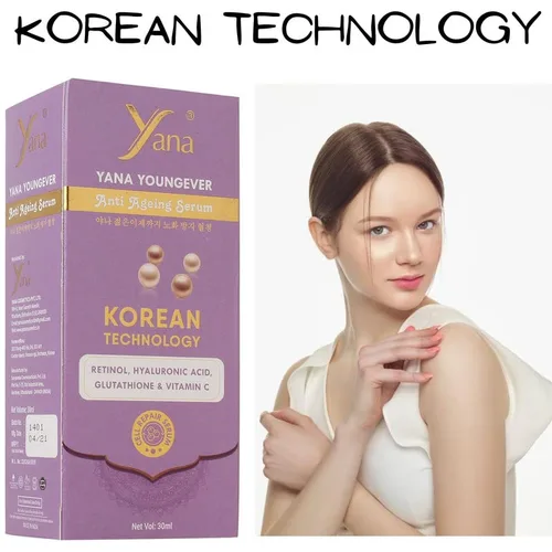 Vista 2 de Yana Suero de retinol y suero de vitamina C y suero de ácido hialurónico Suero de belleza Vitamina C Retinol y ácido hialurónico Retinol Arrugas