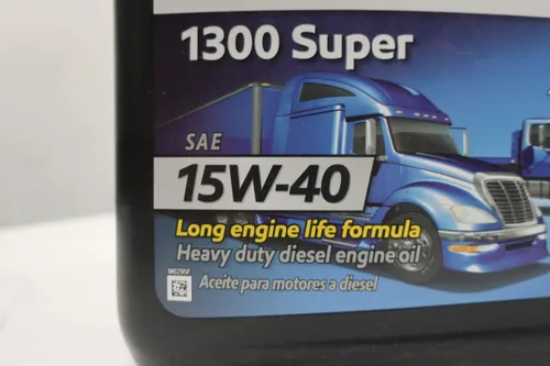 Vista 6 de MOBIL 112786 DELVAC 15W-40 1300 aceite de motor diesel estupendo 1 galón D651547