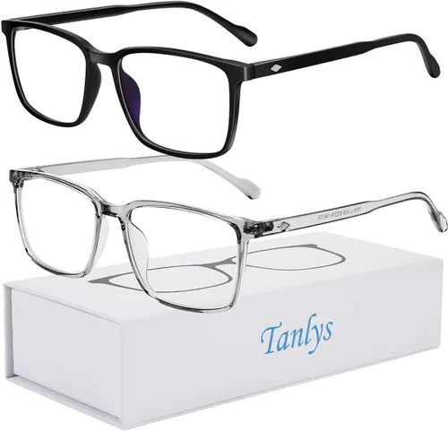 Vista 10 de Paquete de 2 lentes de bloqueo de luz azul para fatiga ocular en computadora