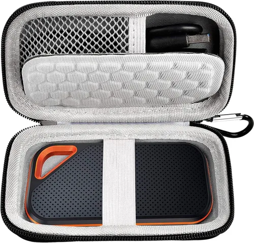 Vista 3 de 2 fundas rígidas para SSD externo portátil Sandisk 500GB/1TB/2TB/4TB y PRO 500GB/1TB/2TB/4TB