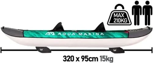 Vista 12 de aquamarina Kayak Inflatable with Paddle