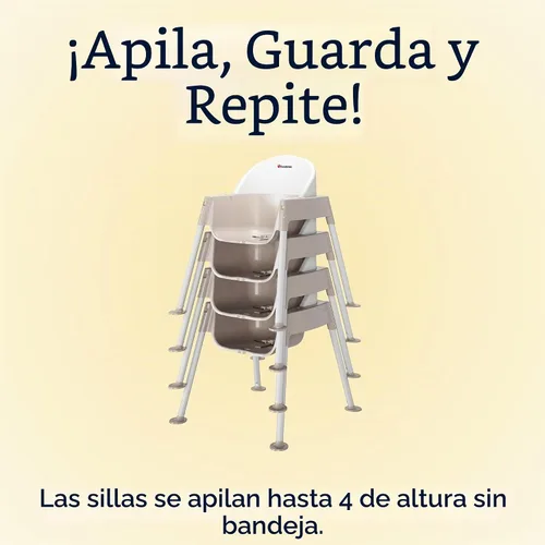 Vista 5 de Foundations Secure Sitter - Silla de alimentación de 7 pulgadas, pies estables "sin punta", arnés ajustable de 3 puntos, bandeja extraíble, fácil