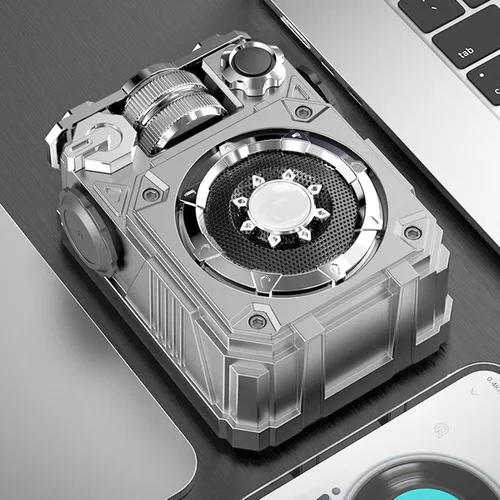 Vista 3 de Miniature Speaker, Portable Wireless Subwoofer Speaker IPX5 for Camping Hiking, Powerful Bass and 16 Hours Playtime