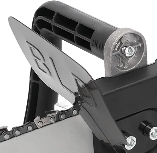 Vista 8 de Amoladora angular Accesorio de motosierra Herramienta de poda de carpintería Convertidor eléctrico Soporte de guardia de seguridad